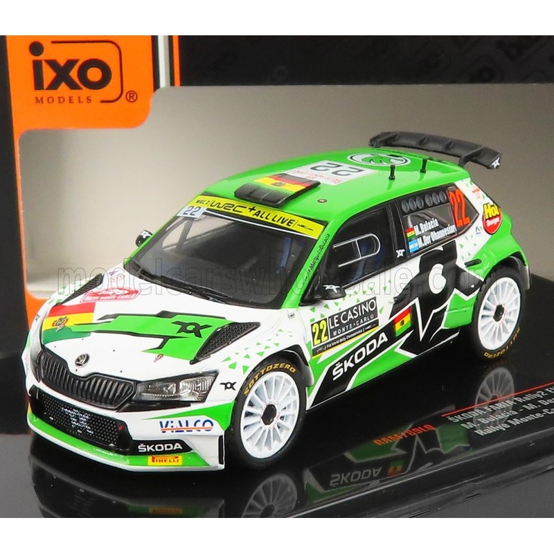 SKODA | FABIA RALLY2 EVO N 22 RALLY MONTECARLO 2021 M.WILKISON – M.DER OHANNESIAN