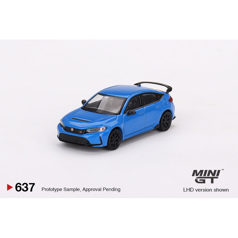 MINI GT #637 1/64 Honda Civic Type R Boost Blue Pearl 2023 (RHD)