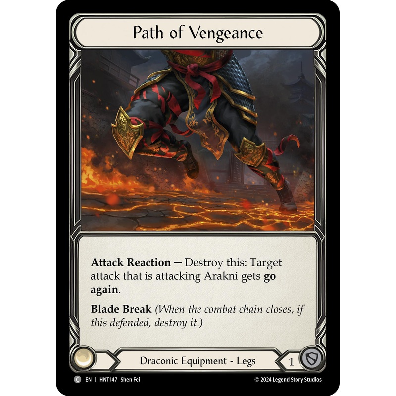 Path of Vengeance [HNT147] (The Hunted)  Cold Foil