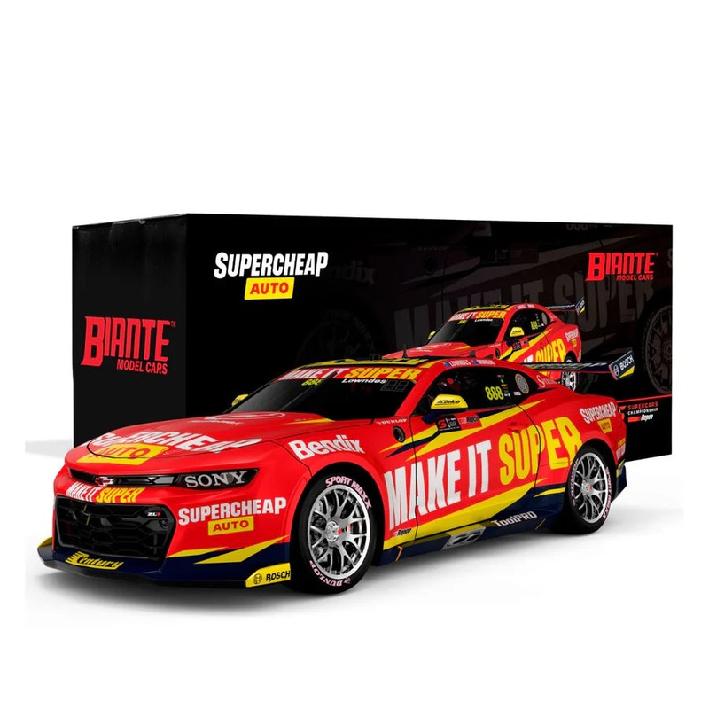 *PRE-ORDER* CRAIG LOWNDES & COOPER MURRY – CHEVROLET CAMARO – SUPERCHEAP AUTO RACING – LOWNDES/MURRAY #888 – 2024 REPCO BATHURST WILDCARD – 1:18 Scale Diecast Model Car – 1:18 Scale Diecast Model – Biante