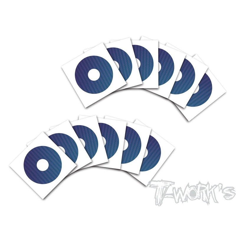 1/8th Truggy Wheel Stickers 3D Gradient – 12pcs