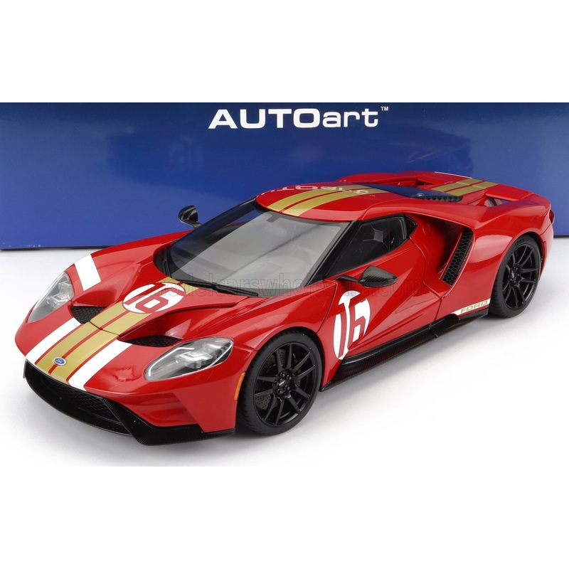 FORD USA – GT HERITAGE EDITION N 16 ALAN MANN 2022 – RED GOLD