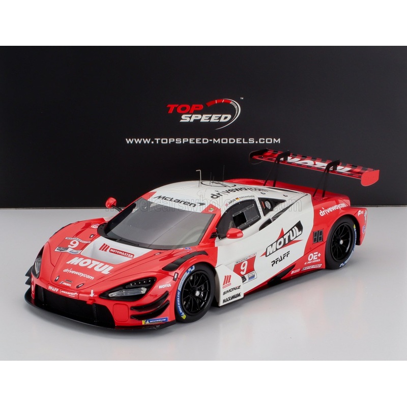 McLAREN – 720S GT3 EVO 4.0L TURBO V8 TEAM PFAFF MOTORSPORT N 9 IMSA MOTUL COURSE MONTEREY 2024 OLIVER JARVIS – MARVIN KIRCHHOFER – RED WHITE