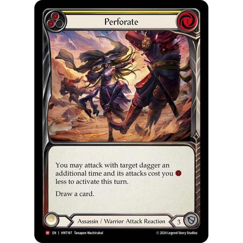 Perforate [HNT197] (The Hunted)  Rainbow Foil
