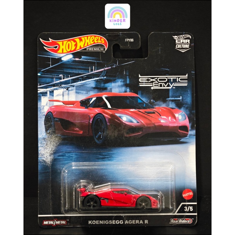 Premium Hot Wheels Koenigsegg Agera R – Red (Exotic Envy)