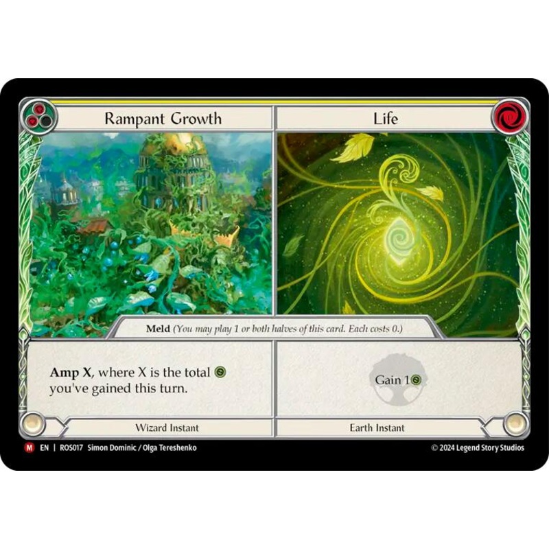 Rampant Growth // Life [LGS341] (Promo)  Cold Foil