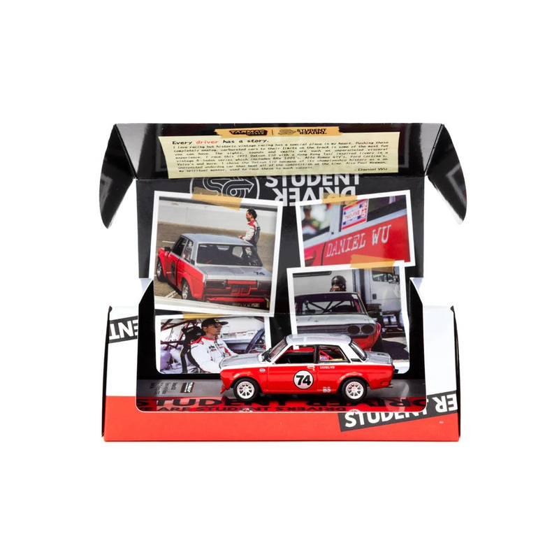 Tarmac Works 1/64 Datsun 510 Trans-Am B-Sedan 2.5 Challenge 2023 Daniel Wu – HOBBY64
