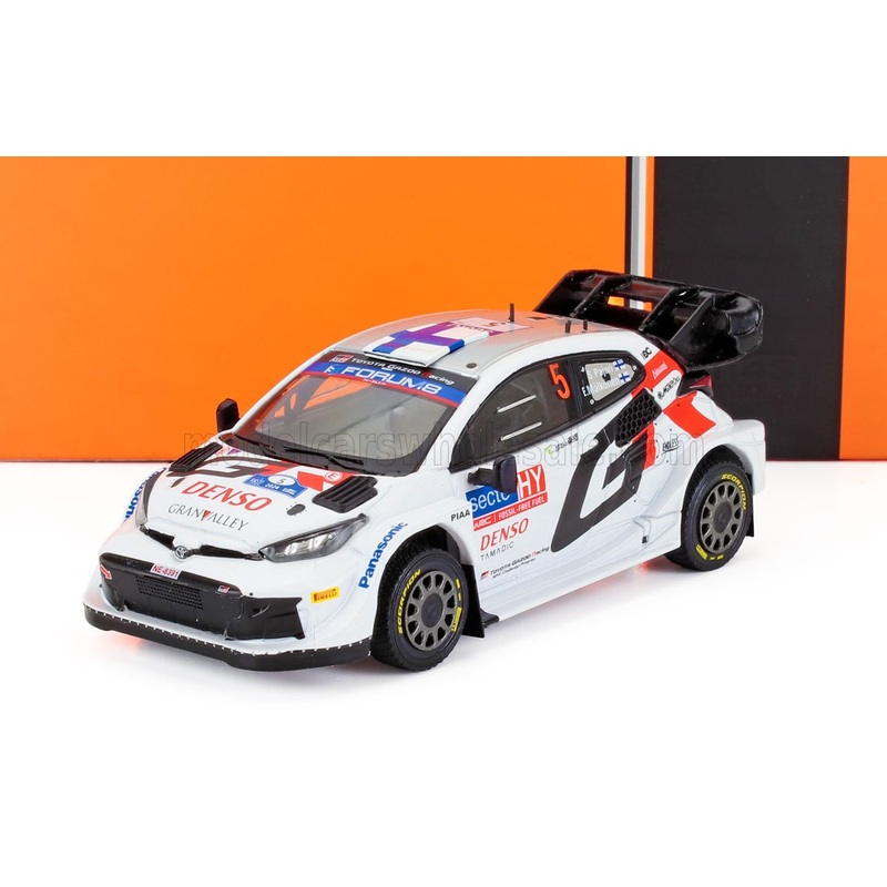 TOYOTA – YARIS GR RALLY1 TEAM TOYOTA GAZOO RACING WRT N 5 4th RALLY FINLAND 2024 SAMI PAJARI – ENNI MALKONEN – WHITE