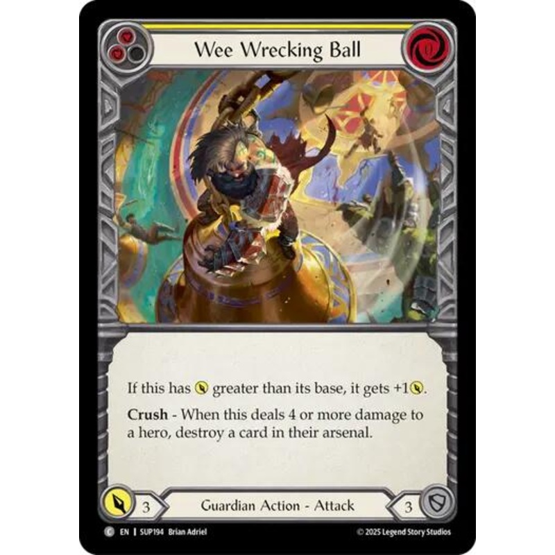 Wee Wrecking Ball [SUP194] (Super Slam)  Rainbow Foil