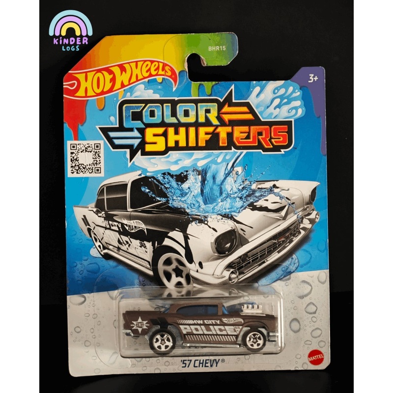 Color Shifter Hot Wheels 1957 Chevrolet Police Car