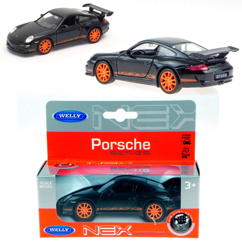 Welly NEX Porsche 911 GT3 RS Black (1/34)