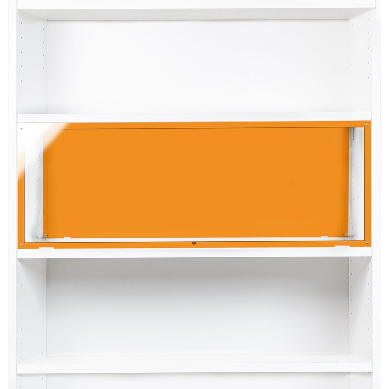 Window Display Solution for IKEA BILLY Bookcase (80cm Wide) – Orange