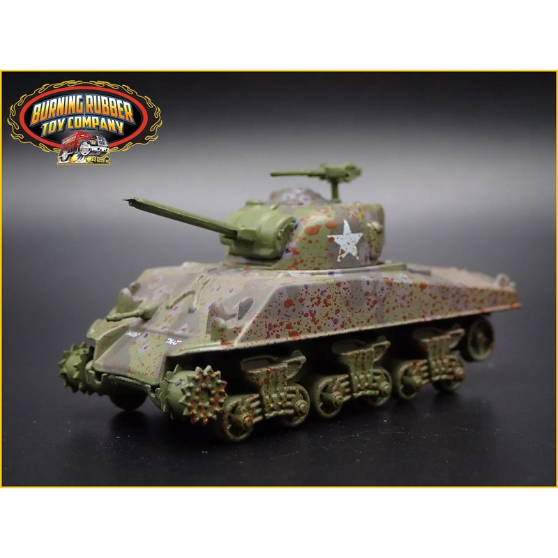 WWII M4A3 SHERMAN TANK US ARMY GRAFENWOEHR GERMANY 1:100 SCALE DIECAST MODEL CAR