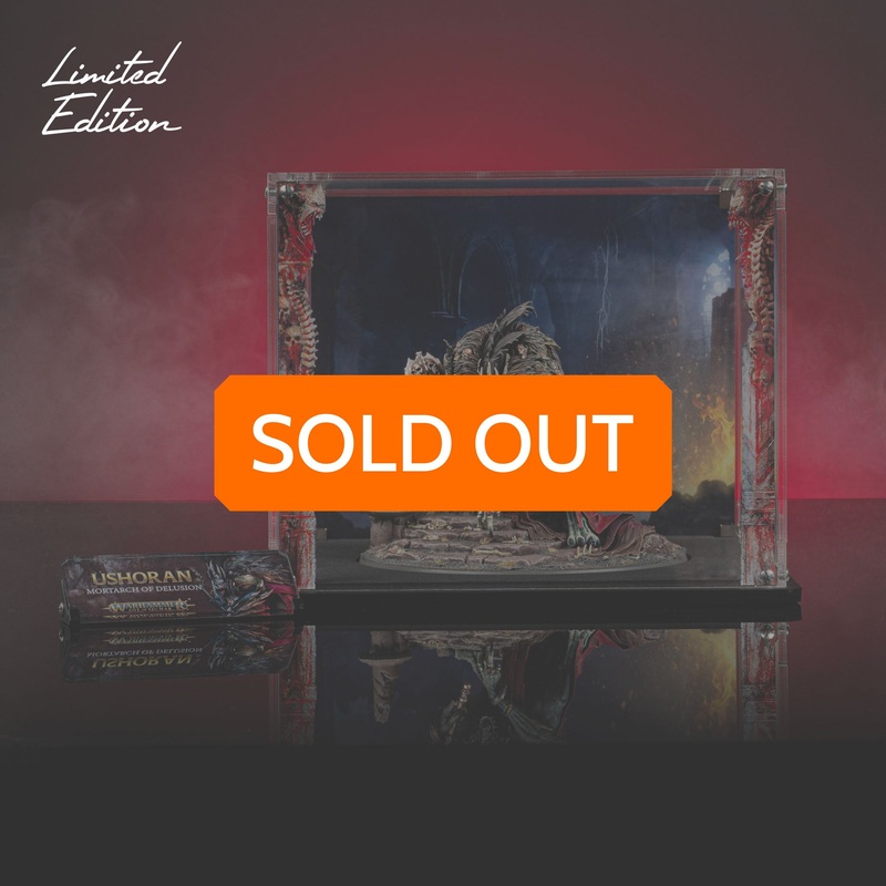 Limited Edition Display Case for Warhammer Age of Sigmar Ushoran, Mortarch of Delusion