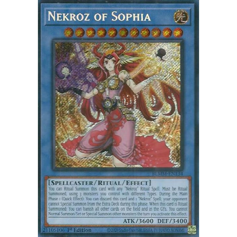 Nekroz of Sophia [BLMM-EN134] Secret Rare