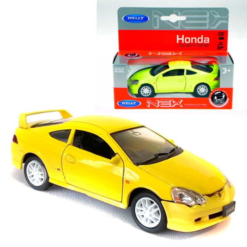 Welly NEX Honda Integra Type R Yellow (1/34)