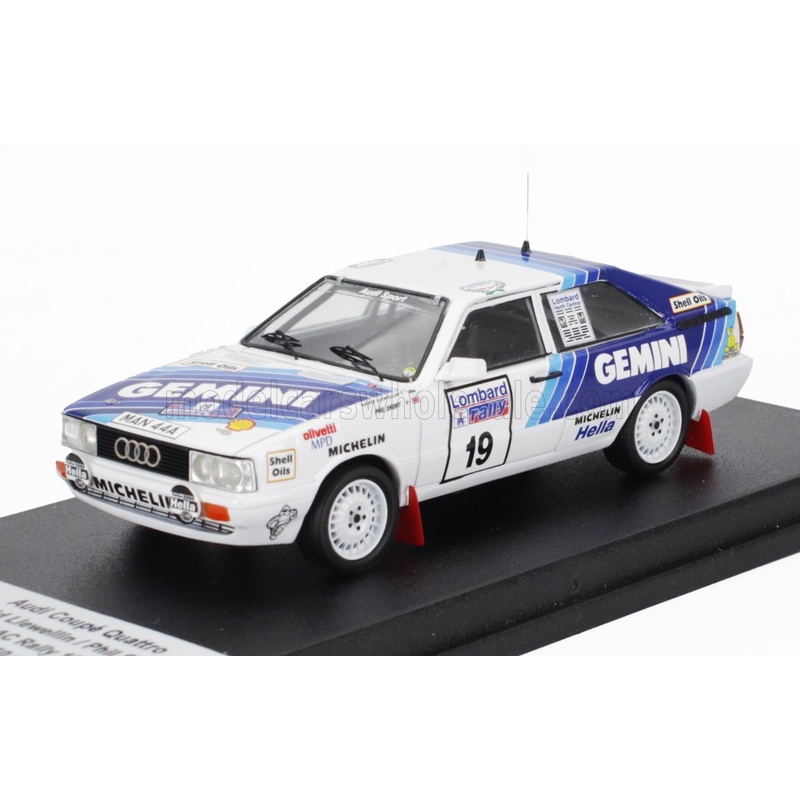 AUDI | QUATTRO COUPE N 19 RALLY RAC LOMBARD 1987 DAVID LLEWELLIN – PHIL SHORT