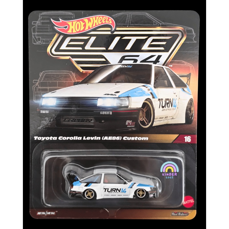 Elite64 Hot Wheels Toyota Corolla Levin AE86 Custom (Imported)