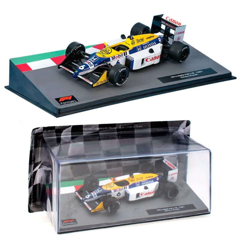 Williams FW11B #6 Nelson Piquet F1 1987 (1/43) Altaya