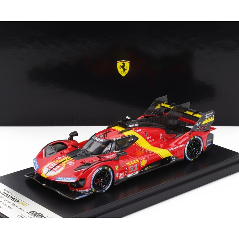 FERRARI | 499P 3.0L TURBO V6 TEAM FERRARI AF CORSE N 51 3rd WEC 6h SPA 2023 ALESSANDRO PIER GUIDI – JAMES CALADO – ANTONIO GIOVINAZZI