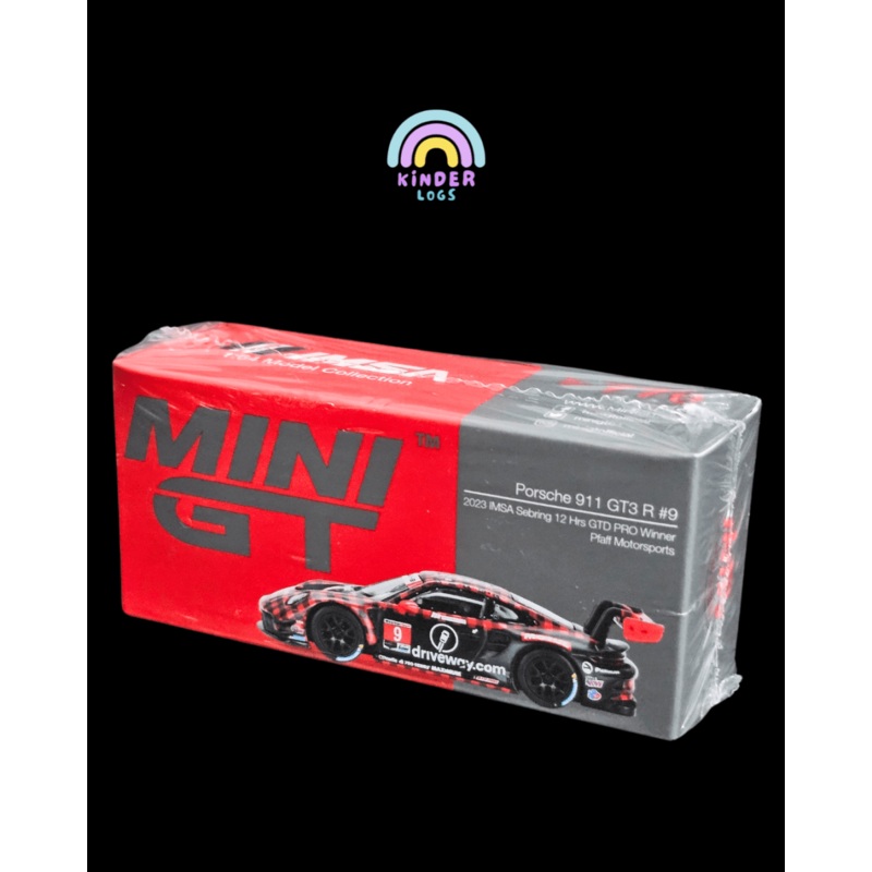 Mini GT Porsche 911 GT3 R #9 GTD PRO Pfaff Motorsports – Sealed Box