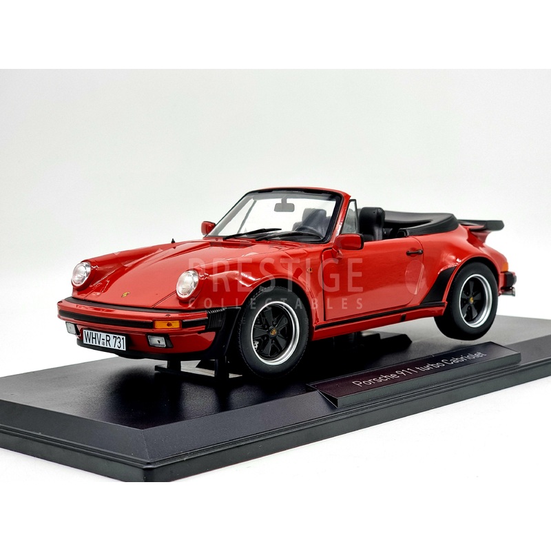 Norev 1987 Porsche 911 Turbo Cabriolet Opening 1:18 Scale – New