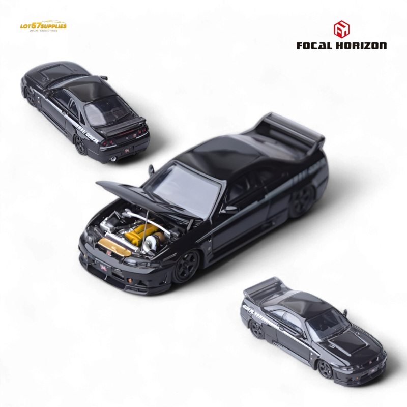 (Pre-Order) Focal Horizon Nissan Skyline GT-R R33 Nismo 400R Version – Black 1:64