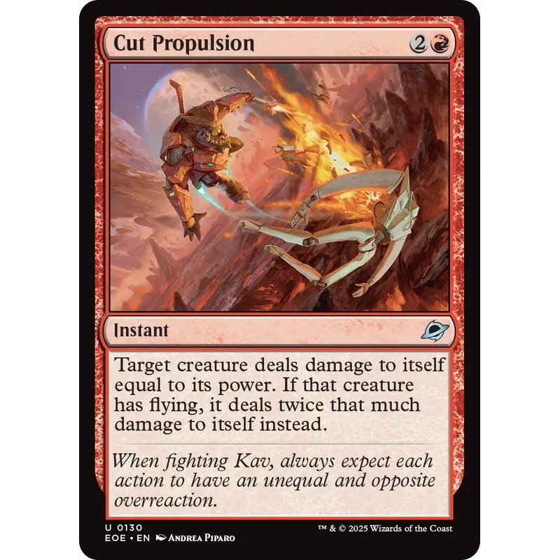 Cut Propulsion [Edge of Eternities]