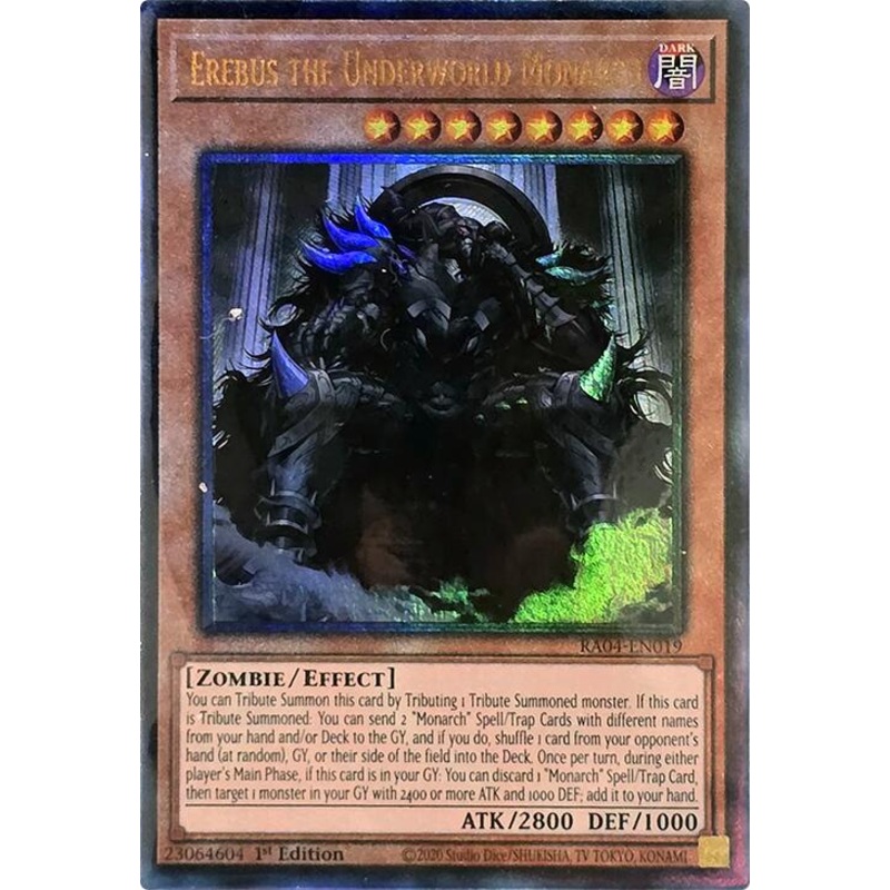 Erebus the Underworld Monarch [RA04-EN019] Prismatic Ultimate Rare