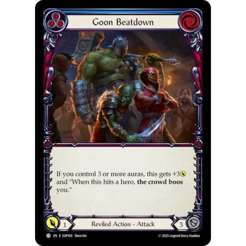 Goon Beatdown [SUP105] (Super Slam)  Rainbow Foil