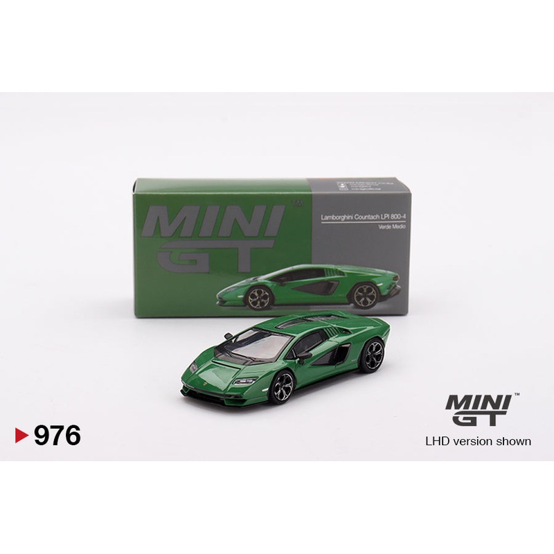 Mini GT 1:64 Lamborghini Countach LPI 800-4 Verde Medio (MGT00976-CH)