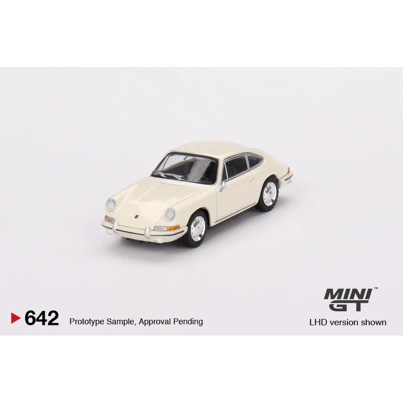 Porsche 901 1963 – Ivory White – 1:64 Scale Diecast Model – Mini GT