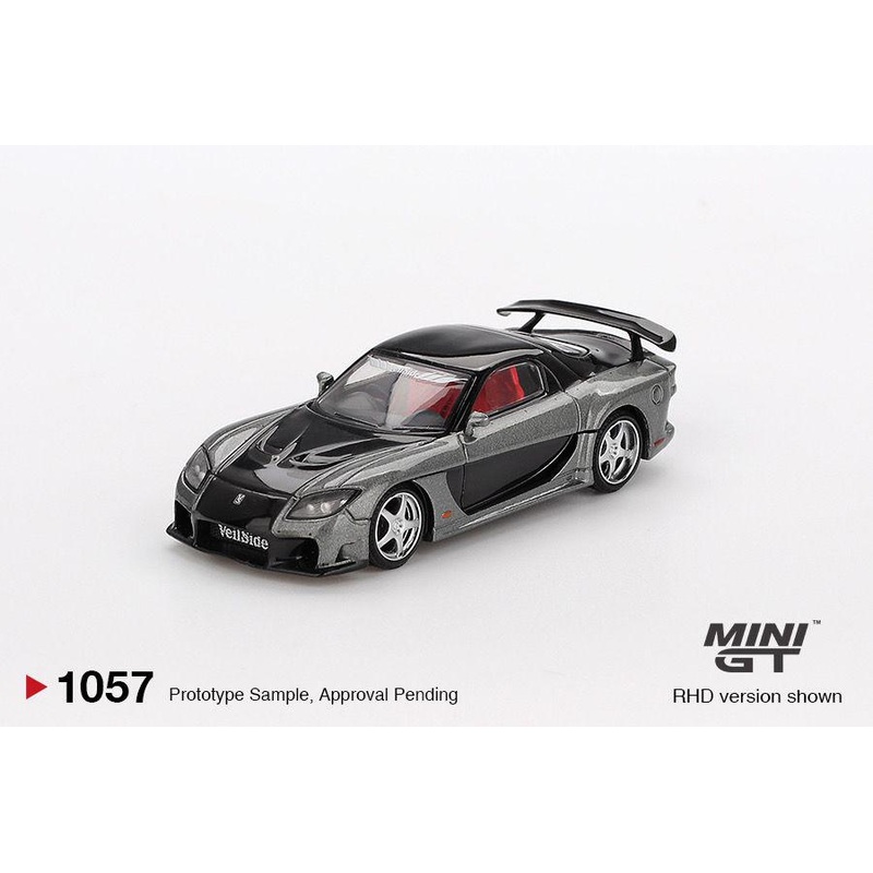 * PRE ORDER * MINI GT #1057 1/64 Mazda RX-7 VeilSide Fortune Grey (RHD)