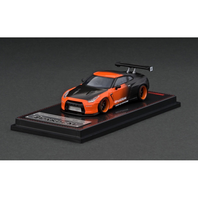 *PREORDER* Ignition Model 1:64 Nissan Skyline (R35) GT-R Pandem in Orange / Black
