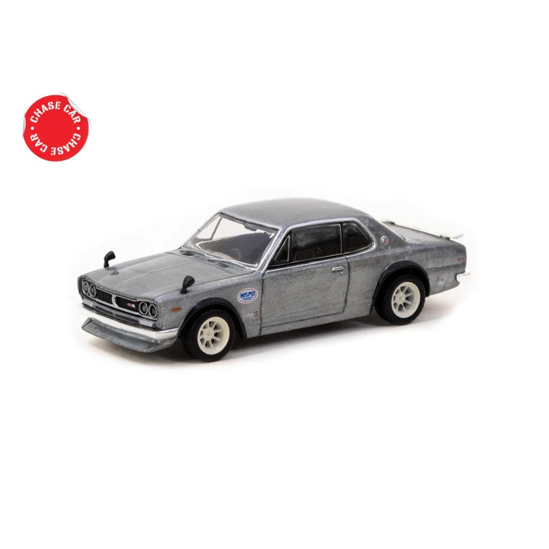 Tarmac Works 1/64 Nissan Skyline 2000GT-R (KPGC10) Ivory White – Japan Special Edition – GLOBAL64 * CHASE *