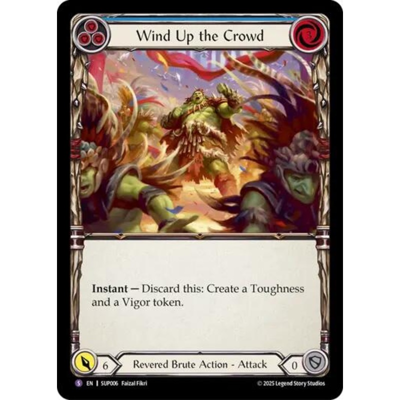 Wind Up the Crowd [SUP006] (Super Slam)  Rainbow Foil