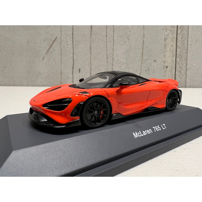 McLaren 765 LT orange – 1:43 Scale Resin Model Car – Spark