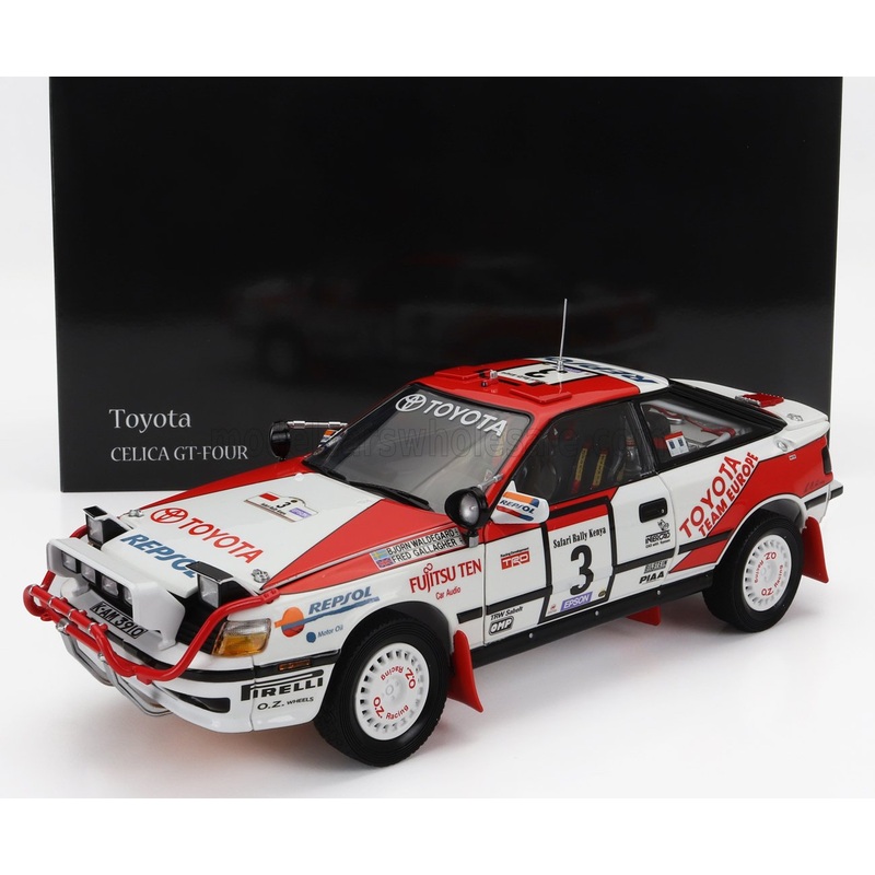 TOYOTA – CELICA GT-FOUR ST165 (night version) N 3 WINNER RALLY SAFARI RALLY 1990 BJORN WALDEGARD – FRED GALLAGHER – WHITE RED