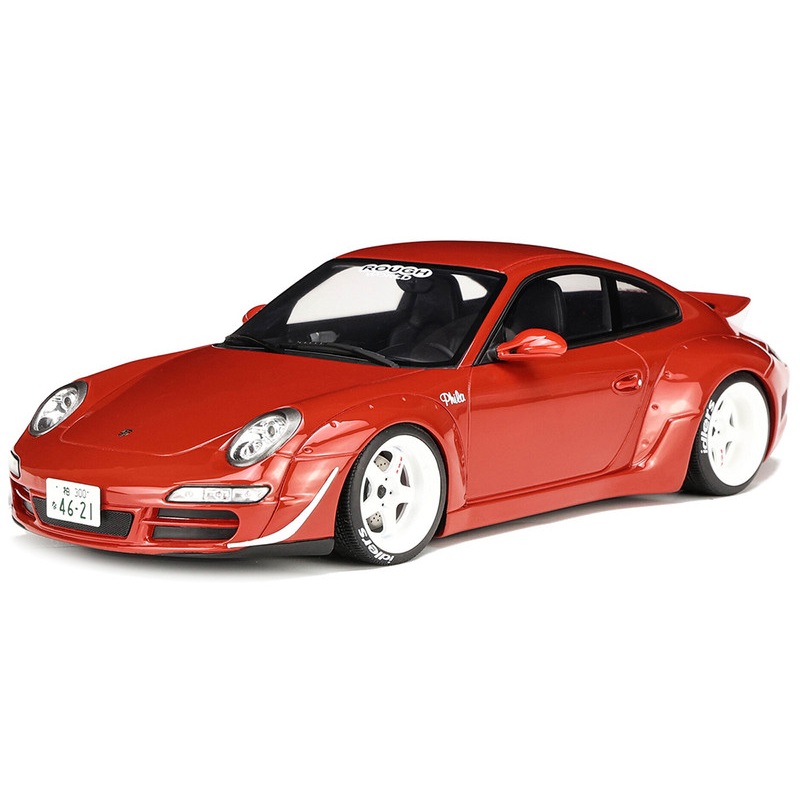 2021 Porsche 911 RWB AKA Phila Red 1/18 Model Car by GT Spirit