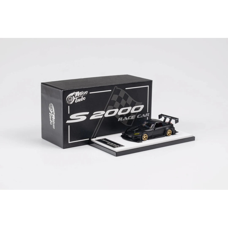 MicroTurbo MT 1/64 Honda S2000 AP1 J’s Racing Modified Matte Black