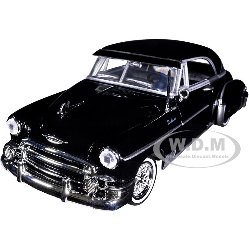 1950 Chevrolet Bel Air Lowrider Black Get Low Series 1/24 Diecast Model Car by Motormax