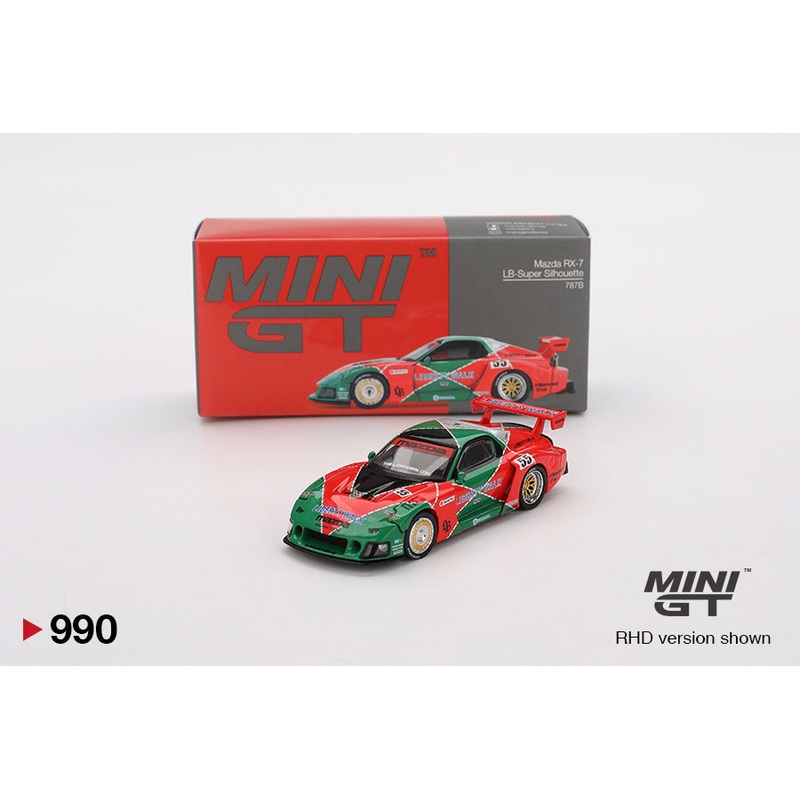 MINI GT #990 1/64 Mazda RX-7 LB-Super Silhouette 787B (RHD)