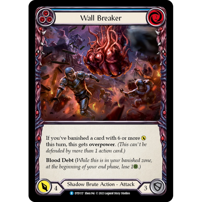 Wall Breaker (Blue) [DTD117] (Dusk Till Dawn)  Rainbow Foil