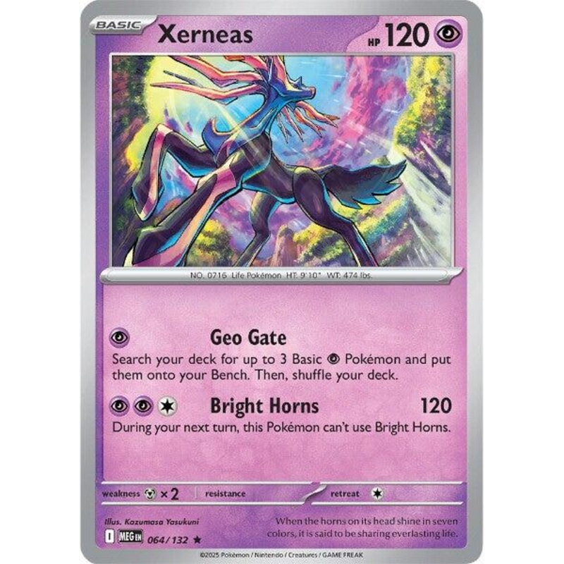 Xerneas (064/132) [Mega Evolutions: Base Set]