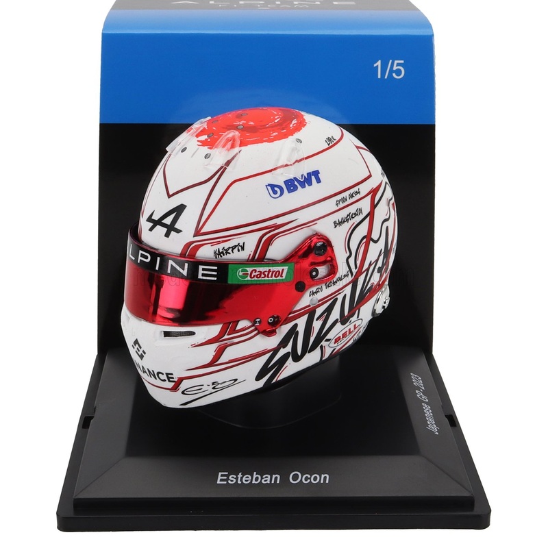 BELL HELMET | F1  CASCO HELMET RENAULT A523 TEAM BWT ALPINE N 31 JAPAN GP 2023 ESTEBAN OCON