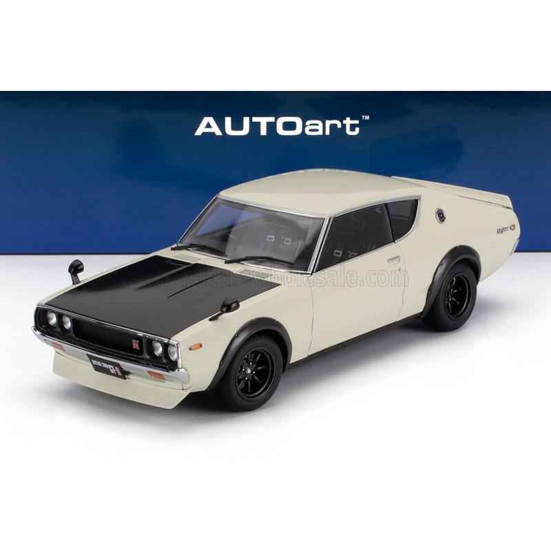 NISSAN – SKYLINE 2000 GT-R (KPGC110) TUNED VERSION COUPE 1973 – WHITE BLACK