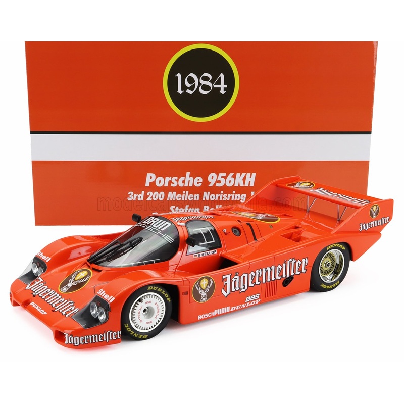 PORSCHE | 956B JAGERMEISTER TEAM BRUN MOTORSPORT N 1 3rd 200 MILES NORISRING 1984 STEFAN BELLOF