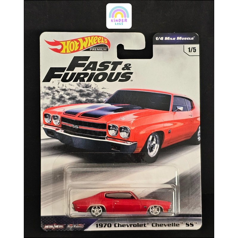Premium Hot Wheels 1970 Chevrolet Chevelle SS (Red)