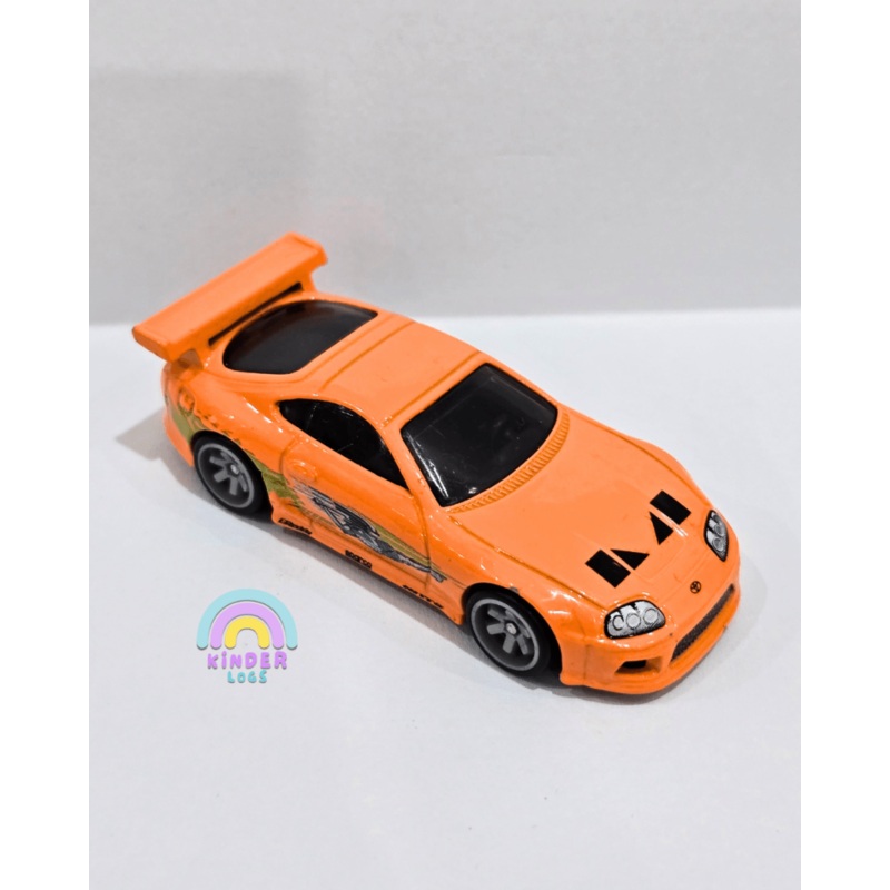 Premium Hot Wheels Toyota Supra – Orange (Uncarded)