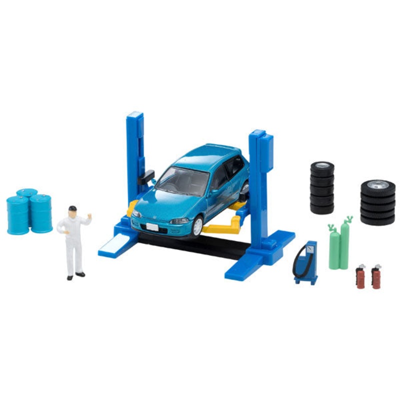 Tomicarama Vintage 06a Car Lift * Honda Civic TOMICA LIMITED VINTAGE INCLUDED *